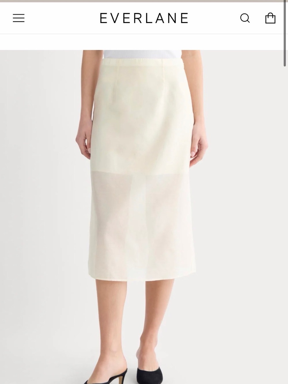 Everlane Organza Skirt - Picture 2 of 8